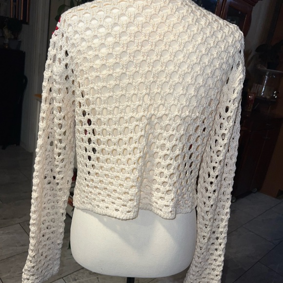 Colorful Crochet Cardigan Sweater - Picture 4 of 4